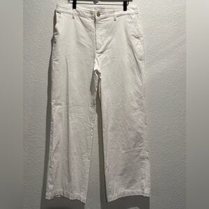 FREE ASSEMBLY White Corduroy Wide-Leg Pants - SIZE‎ 10- WOMENS